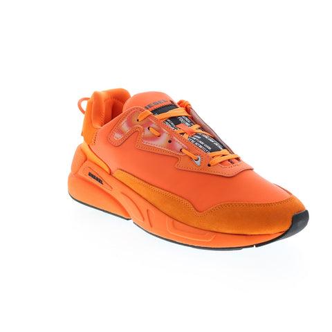 Diesel S-Serendipity LC Mens Orange Canvas Lace Up Lifestyle Sneakers Shoes