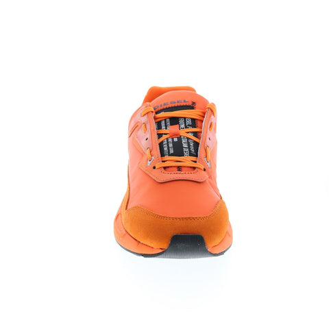Diesel S-Serendipity LC Mens Orange Canvas Lace Up Lifestyle Sneakers Shoes