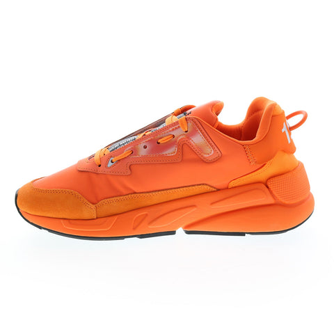 Diesel S-Serendipity LC Mens Orange Canvas Lace Up Lifestyle Sneakers Shoes