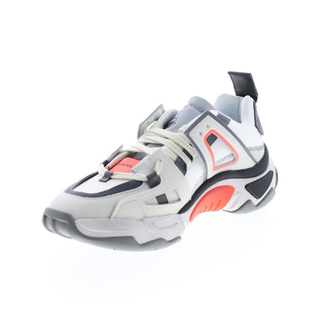 Diesel S-Kipper Low Trek II Mens White Leather Lifestyle Sneakers Shoes