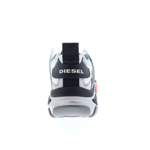 Diesel S-Kipper Low Trek II Mens White Leather Lifestyle Sneakers Shoes