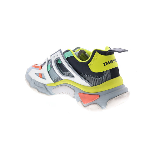 Diesel S-Kipper Low Trek II Mens Gray Leather Lifestyle Sneakers Shoes