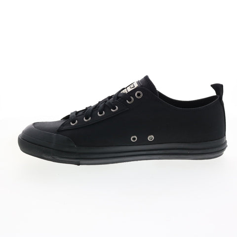 Diesel S-Astico Low Cut Mens Black Canvas Lifestyle Sneakers Shoes