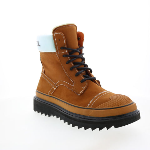 Diesel H-Shiroki DBBT Hybrids Mens Brown Nubuck Lace Up Casual Dress Boots