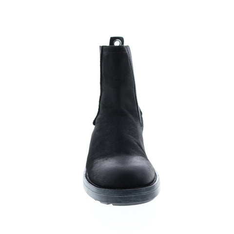 Diesel D-Throuper CH Mens Black Leather Slip On Chelsea Boots