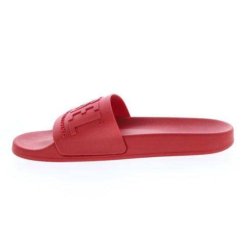 Diesel SA-Mayemi Y02499-P3859-T4047 Mens Red Synthetic Slides Sandals Shoes