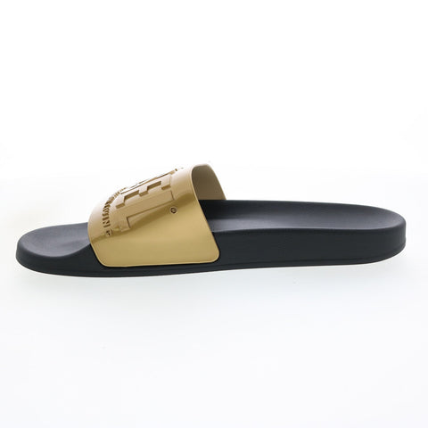 Diesel SA-Mayemi Y02499-P4186-H2582 Mens Gold Slides Sandals Shoes