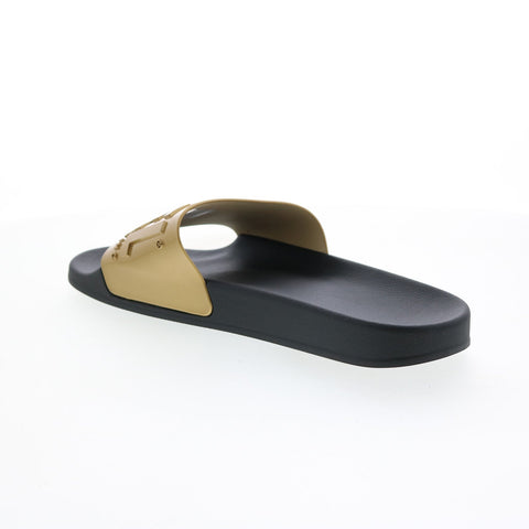 Diesel SA-Mayemi Y02499-P4186-H2582 Mens Gold Slides Sandals Shoes