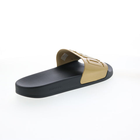 Diesel SA-Mayemi Y02499-P4186-H2582 Mens Gold Slides Sandals Shoes