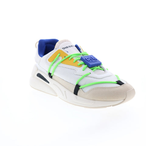 Diesel S-Serendipity Lace Mens White Canvas Lifestyle Sneakers Shoes