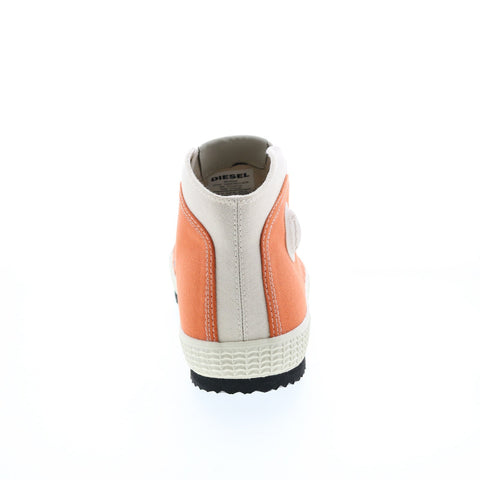 Diesel S-Yuk & Net MC Mens Orange Canvas Lace Up Lifestyle