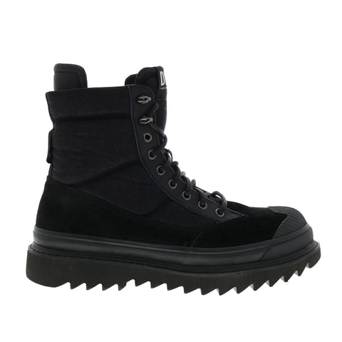 Diesel S-Shiroki HB Hybrids Y02700-PR126-T8013 Mens Black Casual Dress Boots