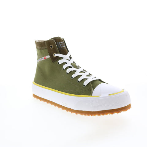 Diesel S-Principia Mid Y02740-P4083-T7419 Mens Green Lifestyle Sneakers Shoes