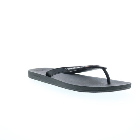 Diesel Sa-Kauay Nl Y02802-P4442-T8013 Mens Black Flip-Flops Sandals Shoes