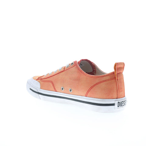Diesel S-Athos Low Y02882-PR573-T4026 Mens Orange Lifestyle Sneakers Shoes