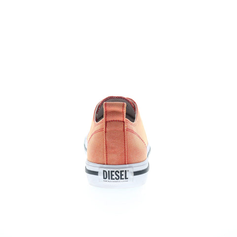 Diesel S-Athos Low Y02882-PR573-T4026 Mens Orange Lifestyle Sneakers Shoes