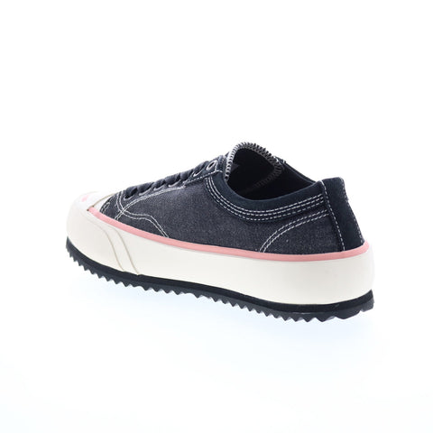 Diesel S-Principia Low W Womens Black Canvas Lifestyle Sneakers Shoes