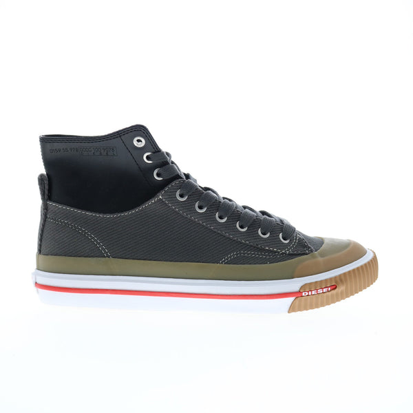 靴 DIESEL S-ATHOS ZIP S-ATHOS ZIP S-Athos Zip-High-top sneakers in premium leather