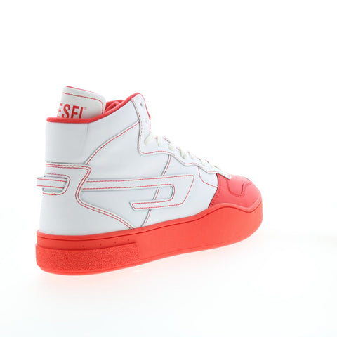 Diesel S-Ukiyo Mid X Y02961-PR013-H8985 Mens White Lifestyle Sneakers Shoes