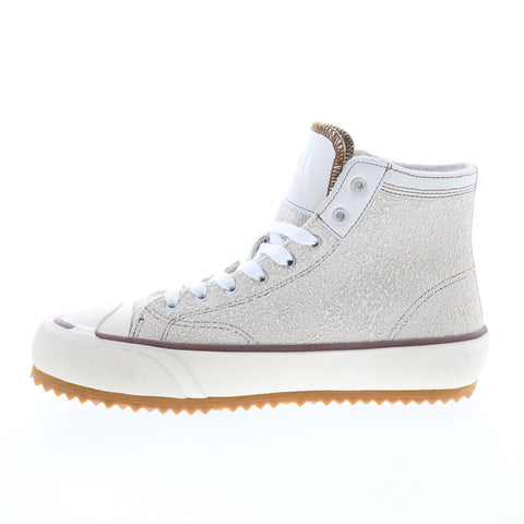 Diesel S-Principia Mid X Mens White Suede Lifestyle Sneakers Shoes