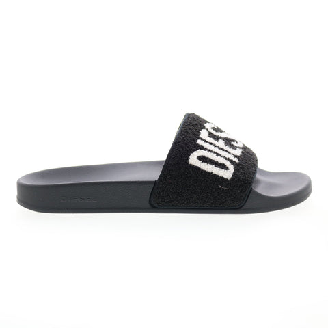 Diesel Sa-Mayemi CC W Y02980-P4655-H1532 Womens Black Slides Sandals Shoes