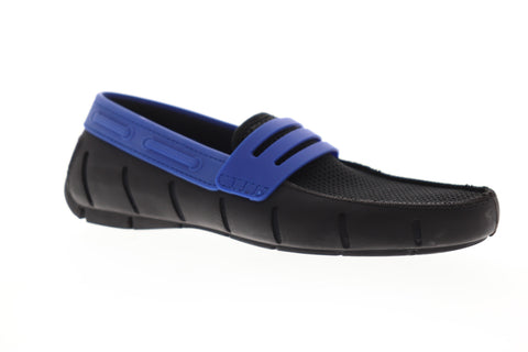 Robert Wayne TF Water YACHT Mens Black Mesh Low Top Slip On Casual Loafers Shoes