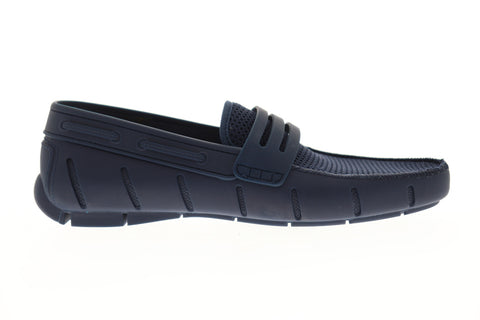 Robert Wayne Tf Water YACHT Mens Blue Mesh Slip On Casual Loafers Shoes