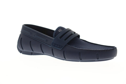 Robert Wayne Tf Water YACHT Mens Blue Mesh Slip On Casual Loafers Shoes