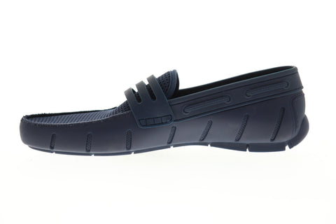 Robert Wayne Tf Water YACHT Mens Blue Mesh Slip On Casual Loafers Shoes