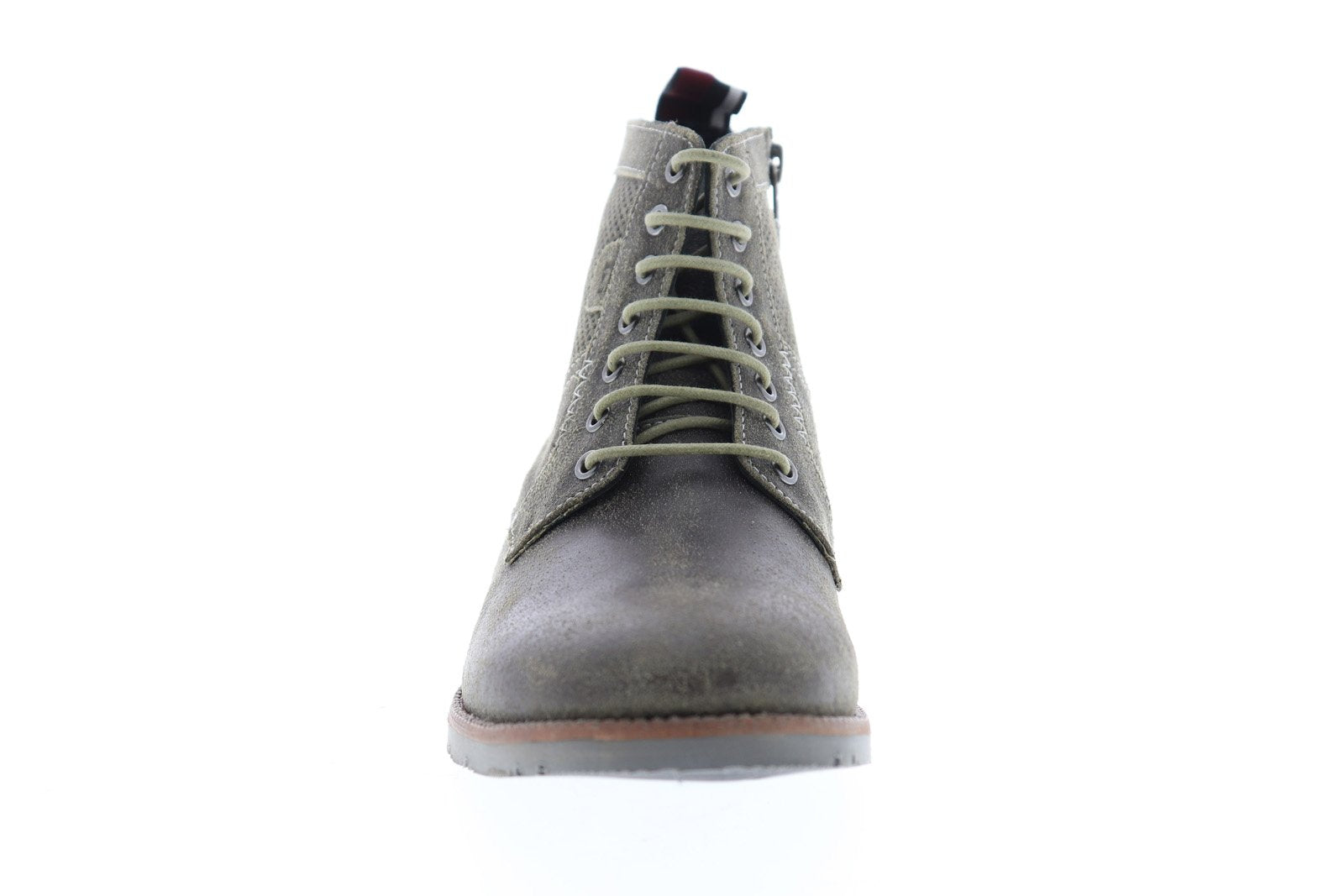 Ben Sherman Zip Up Boot Mens Gray Suede Zipper Casual Dress  display picture 1