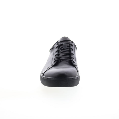 Zanzara Pasini ZK708S19 Mens Black Leather Lace Up Lifestyle Sneakers Shoes