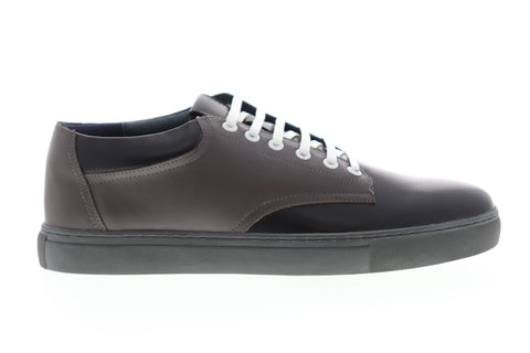 Zanzara Ralston ZK714S25 Mens Gray Leather Low Top Lifestyle Sneakers Shoes