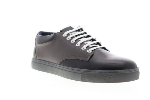 Zanzara Ralston ZK714S25 Mens Gray Leather Low Top Lifestyle Sneakers Shoes