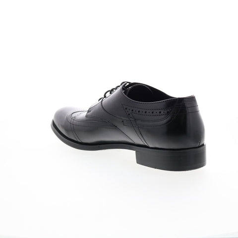 Zanzara Nash ZZD1032 Mens Black Oxfords & Lace Ups Wingtip & Brogue Shoes