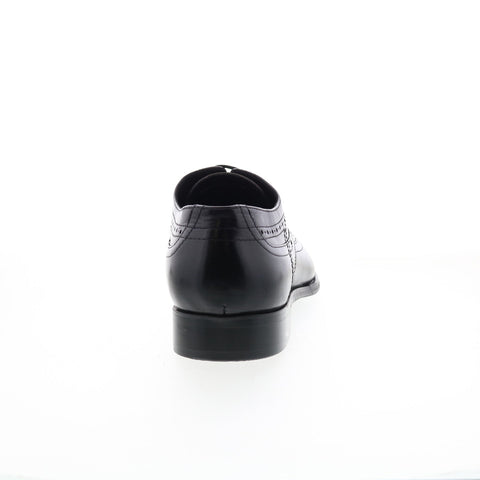 Zanzara Nash ZZD1032 Mens Black Oxfords & Lace Ups Wingtip & Brogue Shoes