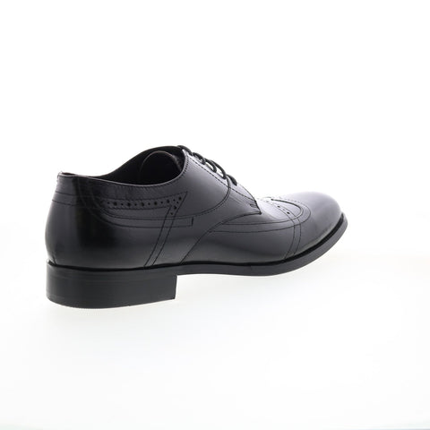 Zanzara Nash ZZD1032 Mens Black Oxfords & Lace Ups Wingtip & Brogue Shoes