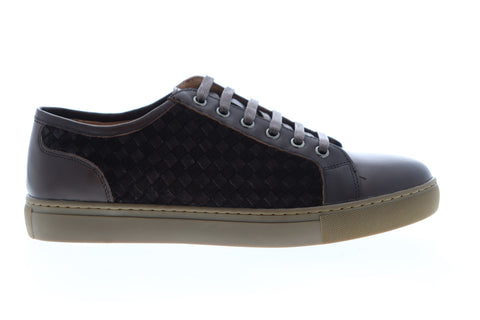 Zanzara Player ZZL1040 Mens Brown Leather Low Top Lifestyle Sneakers Shoes