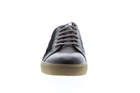 Zanzara Player ZZL1040 Mens Brown Leather Low Top Lifestyle Sneakers Shoes