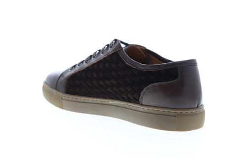 Zanzara Player ZZL1040 Mens Brown Leather Low Top Lifestyle Sneakers Shoes