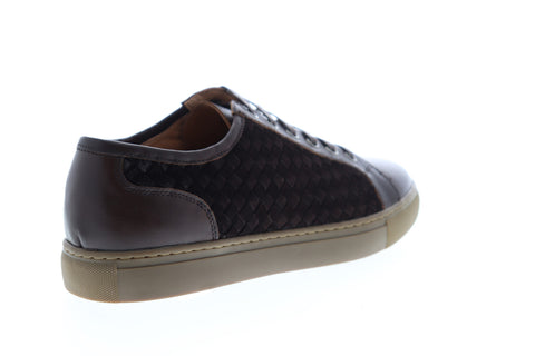 Zanzara Player ZZL1040 Mens Brown Leather Low Top Lifestyle Sneakers Shoes