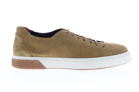 Zanzara SOL ZZL1208 Mens Brown Suede Low Top Lace Up Lifestyle Sneakers Shoes