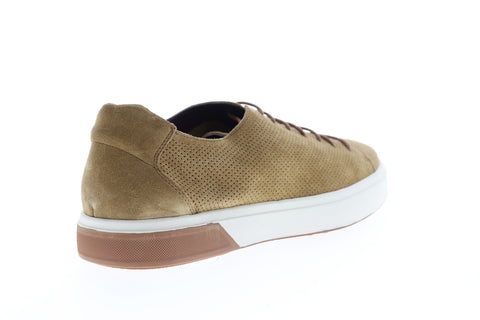 Zanzara SOL ZZL1208 Mens Brown Suede Low Top Lace Up Lifestyle Sneakers Shoes